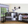 Geenny Boutique Flower and Dot 12 Piece Crib Bedding Set in Black / White