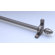 Zoroufy 36" Dynasty Fluted Tubular Stair Rod Set with Smooth Brackets Acorn Finials
