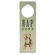 Tree by Kerri Lee "Nap Zone" Wooden Doorknob Sign in Distressed Yellow