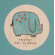 Tree by Kerri Lee Elephant Picture Frame in Distressed Turquoise