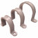 Morris Products 1.5" Two Hole PVC Pipe Straps