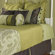 Rizzy Home Amazon Bedding Set in Olive Green / Brown