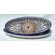 Le Souk Ceramique Tabarka Design 16" Oval Platter (Set of 2)