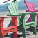 Uwharrie Chair Wave Adirondack Chair