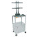 Luxor Adjustable Height Flat Panel Cart with Cabinet