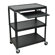 Luxor Extra Wide AV Cart with Keyboard Tray