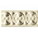 Emser Tile Cape Cod 4" x 9" Dawn Stop Accent Tile in Artisan Cream Crackle