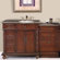 Silkroad Exclusive Victoria 56" Single Sink Bathroom Vanity Cabinet