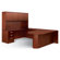 Offices To Go Ventnor U Shape "D" Island Desk Office Suite with Hutch