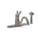 Premier Faucet Sonoma One Handle Centerset Kitchen Faucet with Matching Side Spray