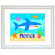 Olive Kids Ocean Personalized Shark Print