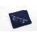 Consider Yourself Hugged Fleece Throw in Navy with White Hug