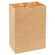 General Natural Grocery Sack Squat Paper Bag in Brown