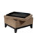Ave Six Merge Fabric Ottoman