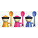 Alessi Mr. Chin Egg Cup with Salt Castor and Spoon by Stefano Giovannoni