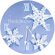 Lexington Studios Snowflakes Round Clock