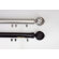 Rod Desyne Elite Traverse  Fluted-Ball Center Open  Rod with Sliders