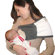 Slurp & Burp Baby Bond Small / Medium Original Nursing Cover in Charcoal