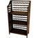 Oriental Furniture 33" Natural Fiber Shelving Unit in Mocha