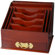 Oriental Furniture Rosewood Stationery Stand in Shiny Lacquer