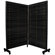 Oriental Furniture Wooden Shutter Folding Room Divider