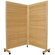 Oriental Furniture Wooden Shutter Folding Room Divider