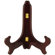 Oriental Furniture Rosewood Plate Stand