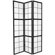 Oriental Furniture Mado Traditional Asian Room Divider in Black