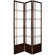 Oriental Furniture 6.5 Feet Tall Double Cross Shoji Screen in Walnut