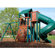 Swing-n-Slide Soaring Summerville Twist Wood Complete Play Set
