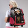 Snoozer Pet Products Wheel Around Travel Pet Carrier in Red