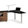 BDI Sequel Corner Desk Office L- Shaped Suite