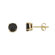 CZ Collections Black Onyx cubic zirconia Diamond Vermeil Stud Earrings