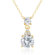 CZ Collections Lovely Bridesmaid 14K Yellow Gold Plated Pendant