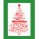 Secretly Designed Word Christmas Art Print