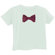 Spunky Stork Houndstooth Bowtie Organic Tee