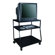 Sandusky Cabinets 32" Wide Body TV Monitor Cart
