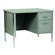Sandusky Cabinets 40" W Single Pedestal Executive Desk with File Drawer