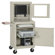Sandusky Cabinets Mobile Computer Security Workstation with Slide-Out Shelf
