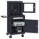 Sandusky Cabinets Mobile Computer Security Workstation with Slide-Out Shelf