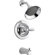 Peerless Faucets Complete 4.63" Diverter Tub and Shower Faucet Trim