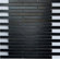 Epoch Architectural Surfaces Dancez Electric Slide 5/8" x 6" Brushed Metal Mosaic in Black