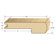 Moldings Online 78" Solid Hardwood Unfinished Birch Red Stair Nose for 1/2" Floors