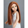 Carpatina Erin 18" Vinyl Slim Doll with Green Eyes and Red Hair
