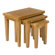 Elements Ludmilla Dining Nest of Tables in Warm Lacquer