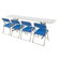 National Public Seating 5' Rectangular Narrow Folding Table