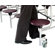 National Public Seating Mobile Cafeteria Stool-Table