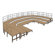 National Public Seating Ring Set-Up Configuration Package in Carpet