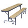 National Public Seating Mobile Convertible Bench Unit