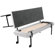 National Public Seating Three-Level Trans-Port Choral Risers and Guard Rails